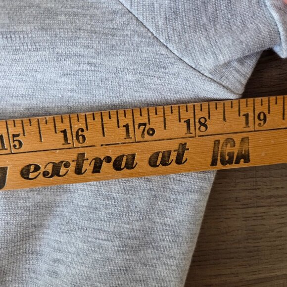 NWT LOLE GREY HEATHERED CUFFED SLEEVES T SHIRT DRESS SIZE SMALL - Picture 15 of 16